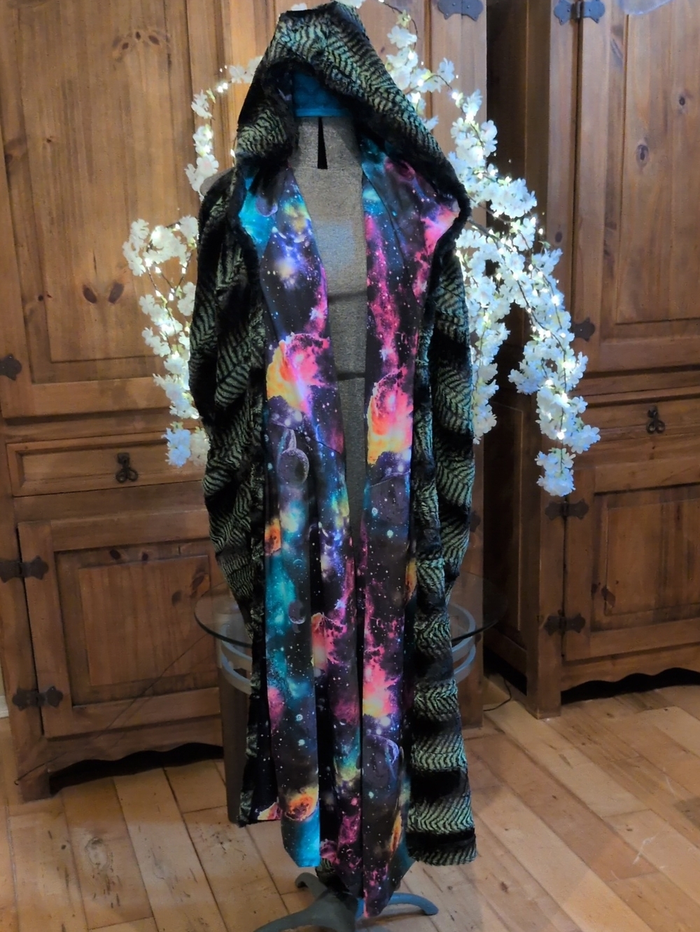 Reversible Hooded Festival/Rave Vest/Coat